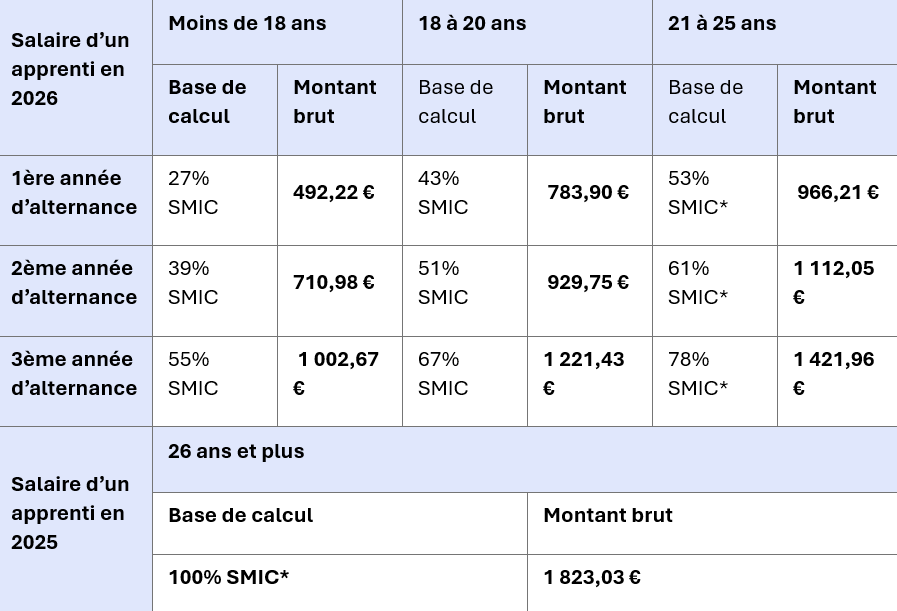 grille de salaire smic